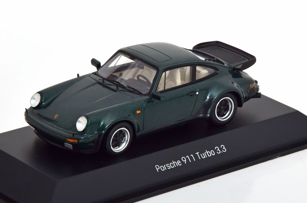 PORSCHE 911 TURBO 3.3 GENERATION 2 DARK GREEN-METALLIC