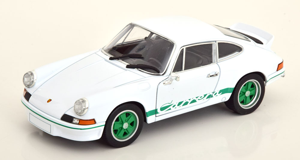 PORSCHE 911 RS 2.7 1973 WHITE GREEN