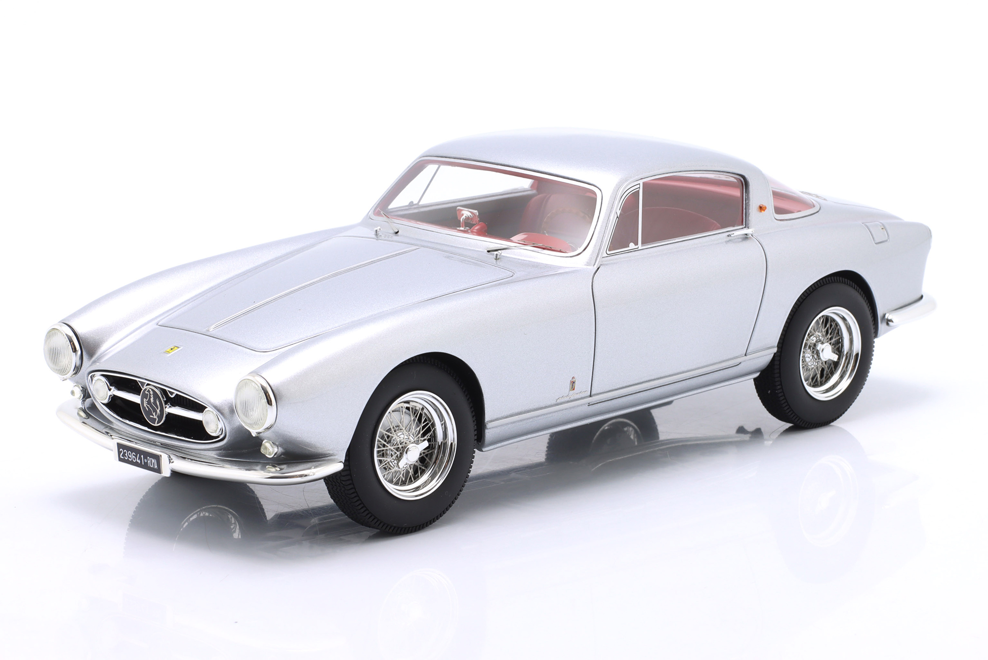 FERRARI 250 EUROPA GT S2 PININFARINA COUPE YEAR 1955 SILVER MAXIMA / ФЕРРАРИ 250 ЕВРОПА GT S2 КУПЕ ПИНИНФАРИНА 1955 СЕРЕБРИСТЫЙ