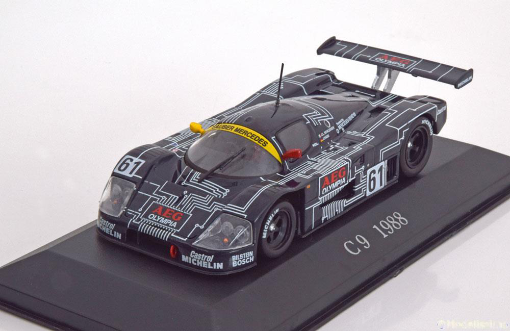 MERCEDES SAUBER C9 NO 61 24H LE MANS 1988 AEG