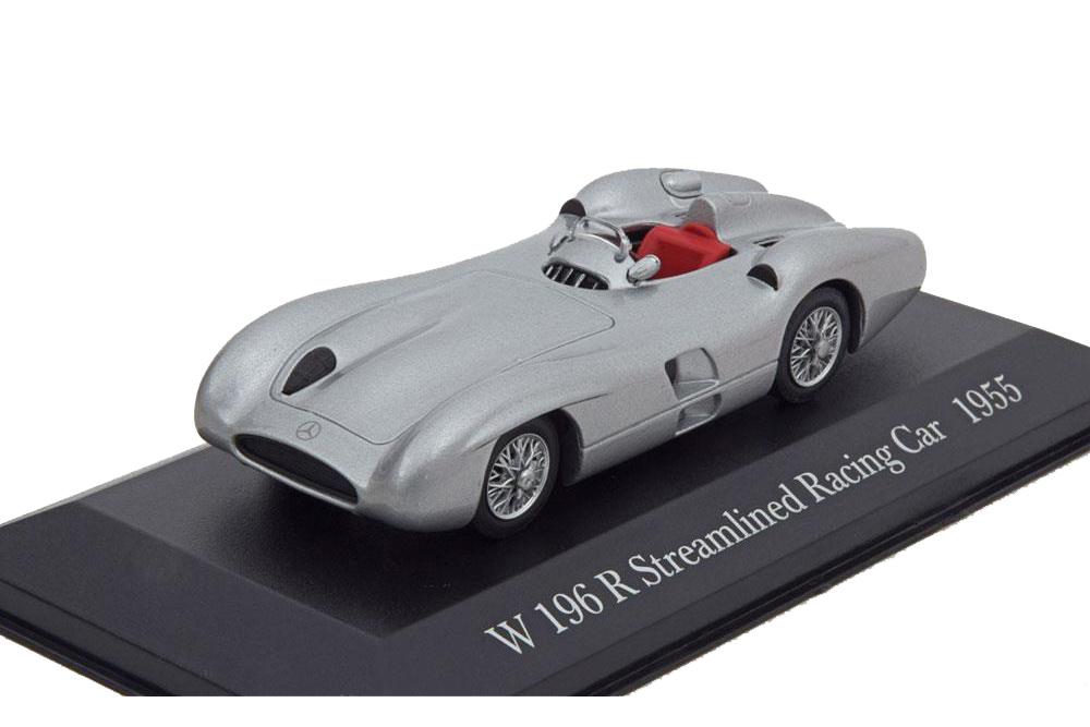 MERCEDES W196 R STREAMLINER 1955 SILVER