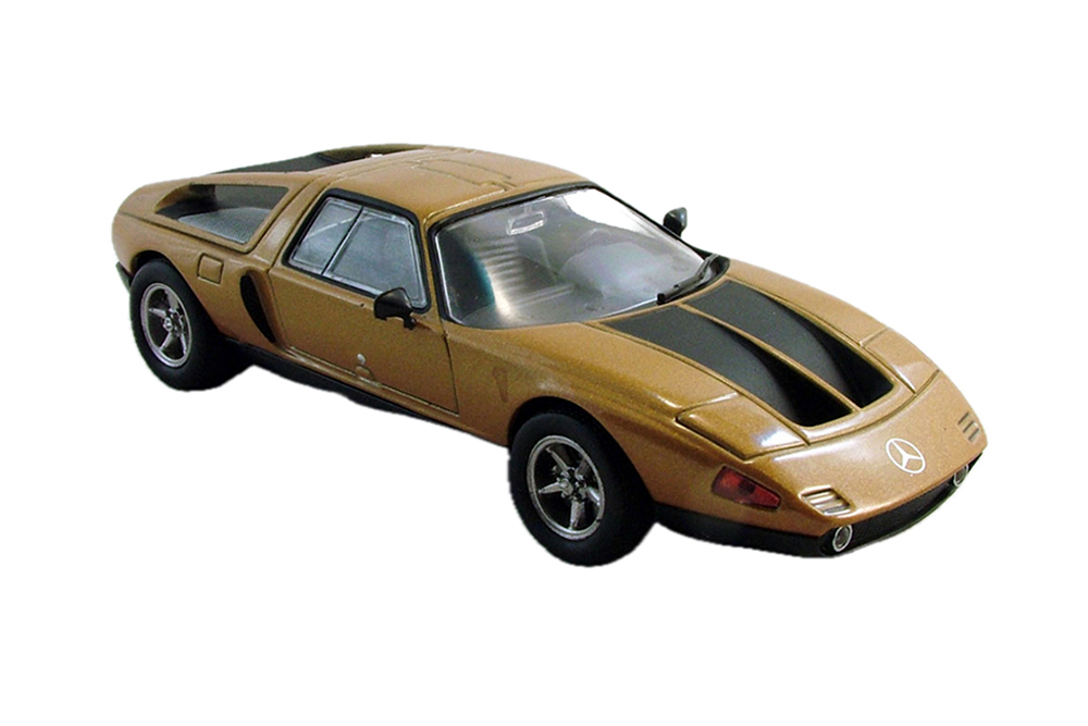 MERCEDES-BENZ C-111-II (1970), MERCEDES-BENZ OFFIZIELLE MODELL-SAMMLUNG 22, BROWN