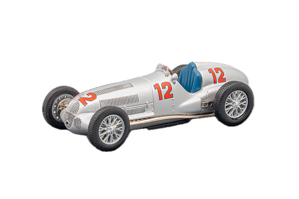 MERCEDES-BENZ W125 RACING CAR (1937), MERCEDES-BENZ OFFIZIELLE MODELL-SAMMLUNG 41, СЕРЕБРИСТЫЙ