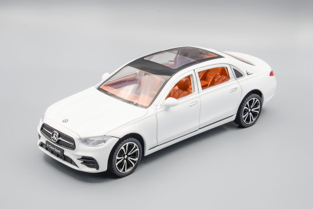 MERCEDES-BENZ E300L, БЕЛЫЙ, 23 СМ.