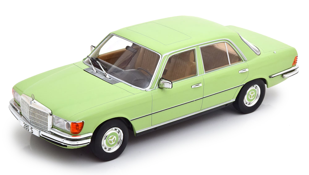 MERCEDES W116 280 S 1972 LIGHT GREEN / МЕРСЕДЕС W116 280 S 1972 СВЕТЛО-ЗЕЛЕНЫЙ
