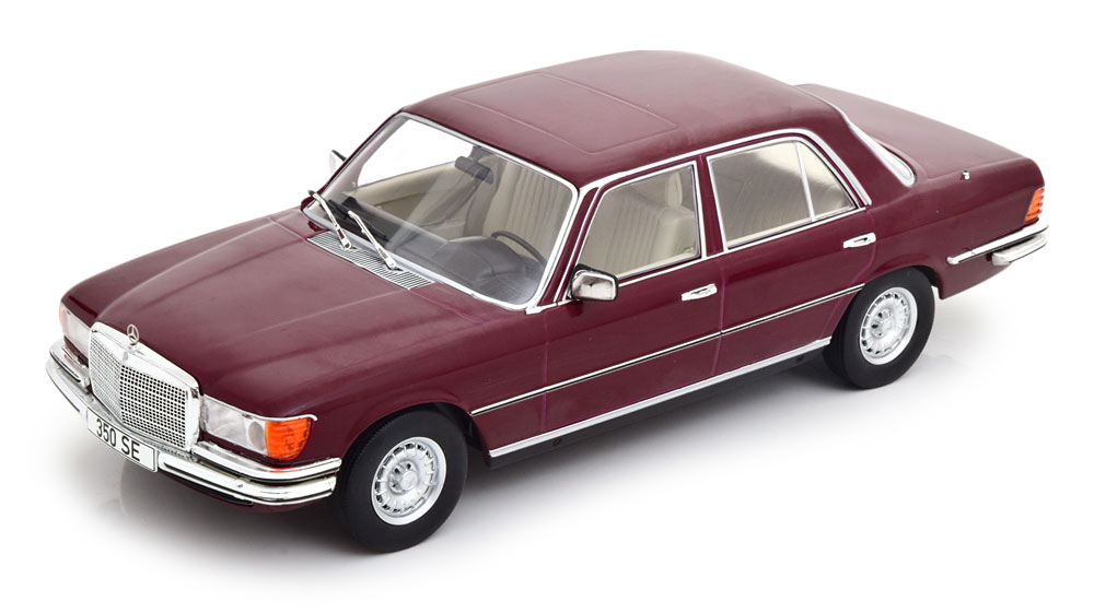 MERCEDES W116 350 SE 1972 DARK RED / МЕРСЕДЕС W116 350 SE 1972 ТЕМНО-КРАСНЫЙ