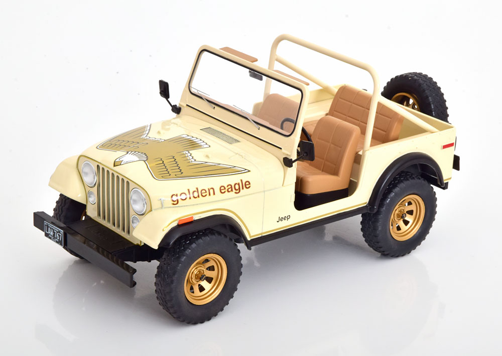 JEEP CJ-7 GOLDEN EAGLE 1976 WHITE GOLDEN