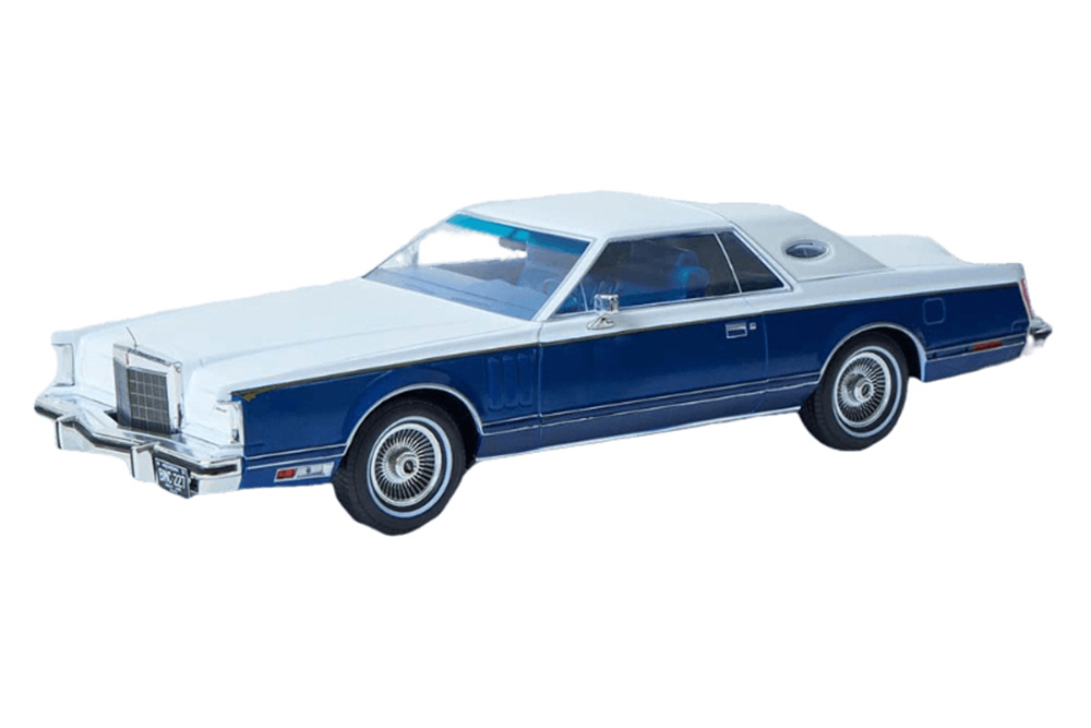LINCOLN CONTINENTAL MARK V 1978 WHITE/DARK BLUE