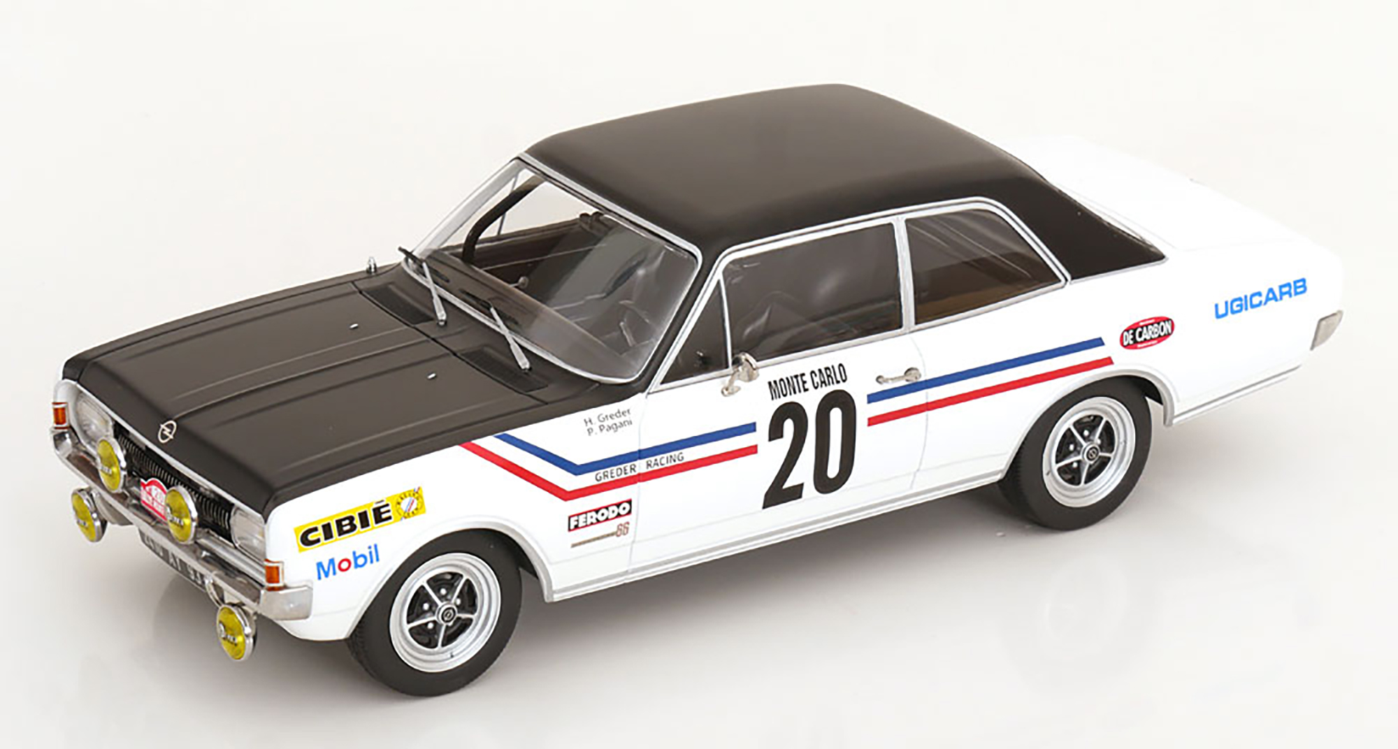 OPEL COMMODORE A NO.20, RALLY MONTE CARLO 1971 GREDER / PAGANI / ОПЕЛЬ КОММОДОР 20 РАЛЛИ МОНТЕ-КАРЛО ГРЕДЕР ПАГАНИ