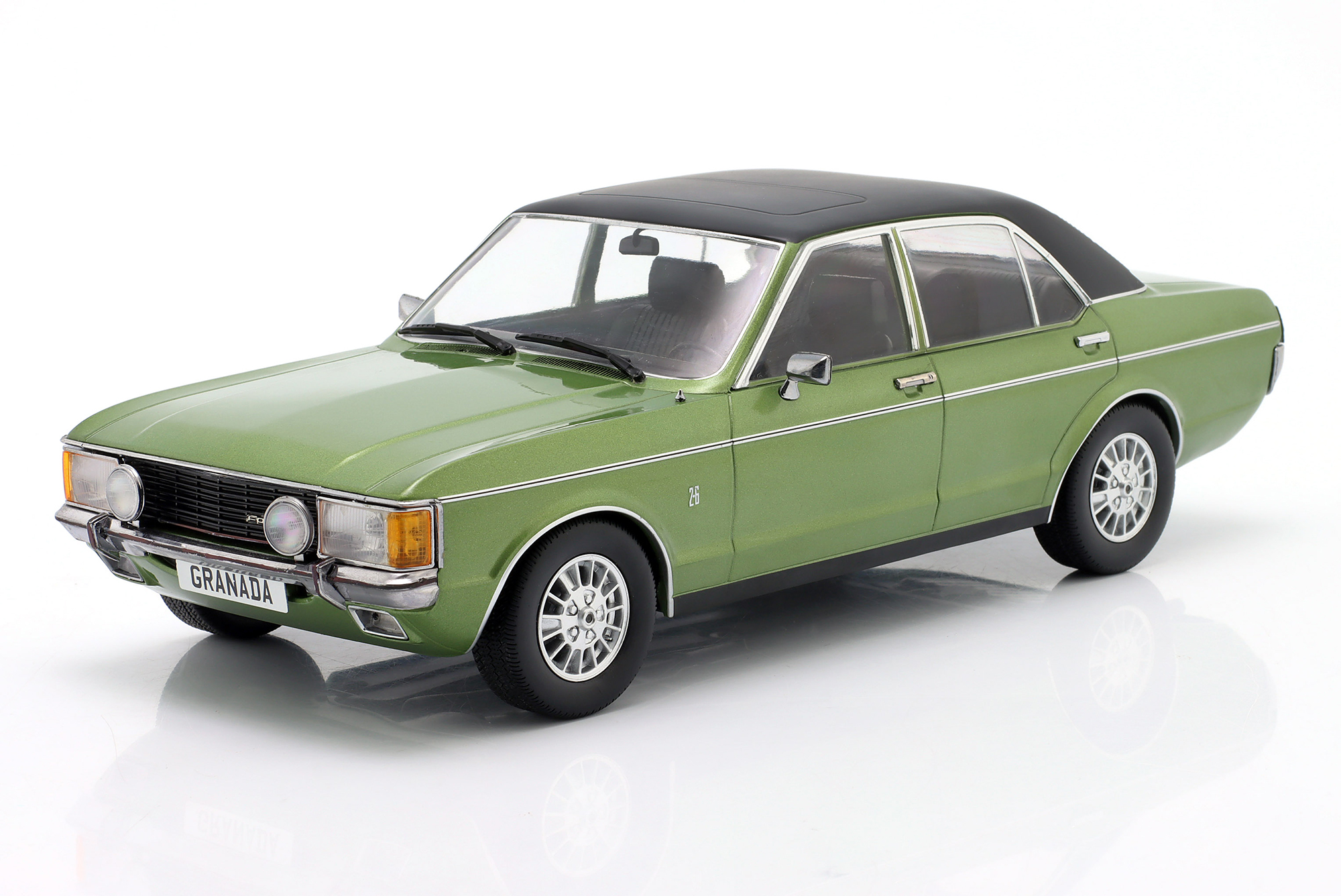 FORD GRANADA MK1 YEAR 1972 GREEN METALLIC / BLACK / ФОРД ГРАНАДА MK1 ЗЕЛЕНЫЙ МЕТАЛЛИК ЧЕРНЫЙ