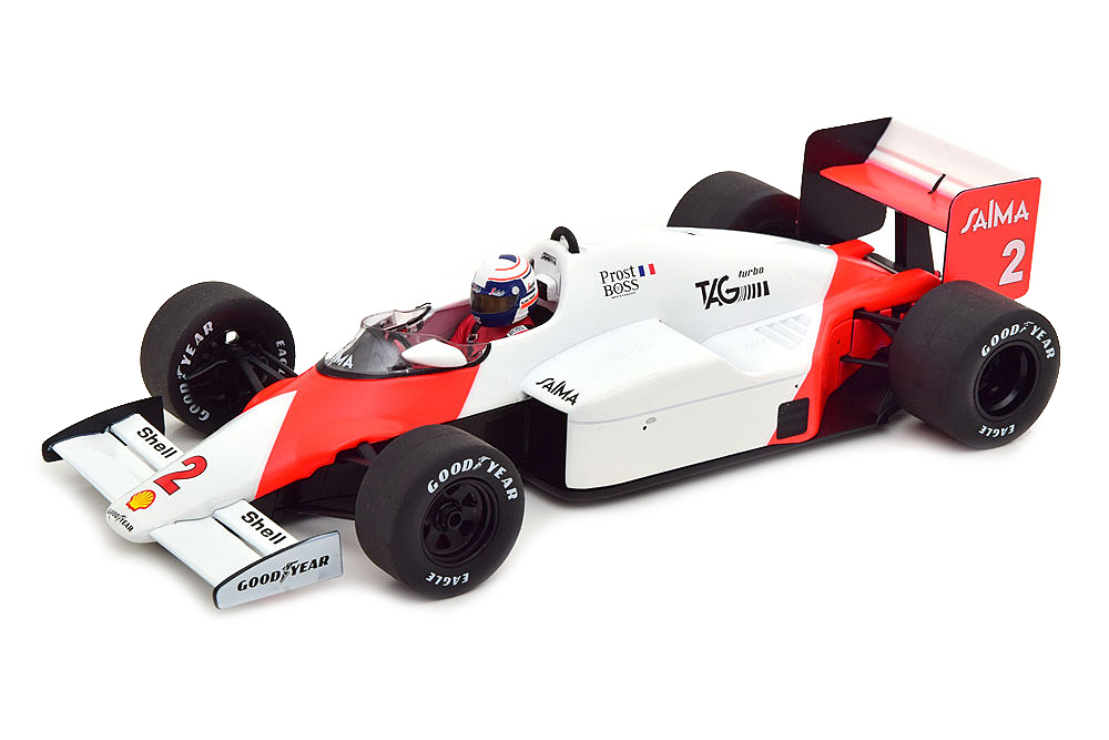 MCLAREN MP4/2B WINNER GP MONACO WORLD CHAMPION PROST 1985 WITH DECALS / МАКЛАРЕН МП4 (ЧЕМПИОН МИРА АЛАН ПРОСТ)