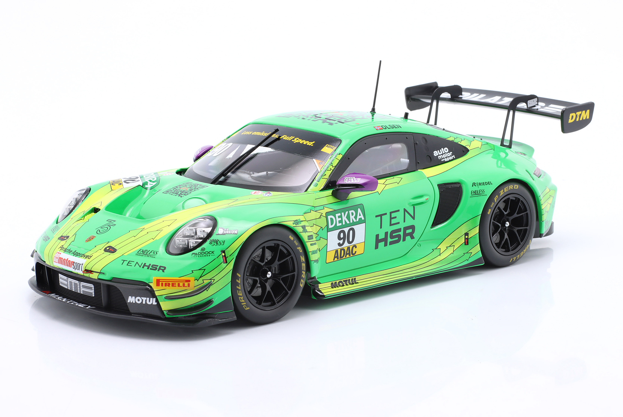 PORSCHE 911 GT3 R #90 DTM 2023 DENNIS OLSEN MANTHEY GRELLO / ПОРШЕ 911 ГТ3 ДТМ ДЕННИС ОЛСЕН MANTHEY ГРЕЛЛО