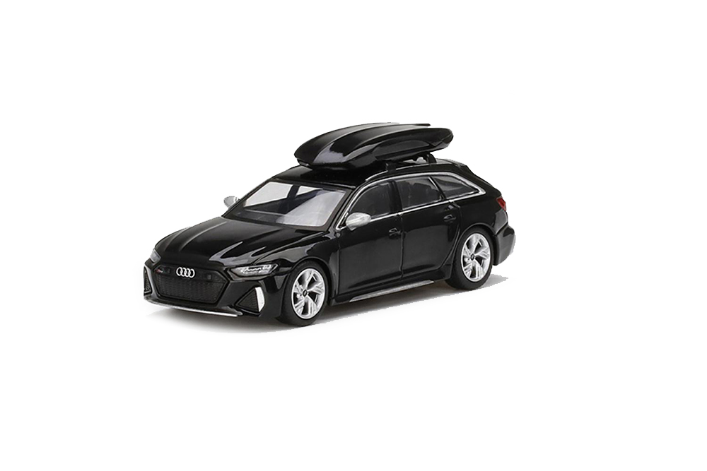 AUDI RS 6 AVANT BLACK MIJO / АУДИ RS 6 АВАНГАРДНЫЙ ЧЕРНЫЙ MIJO (ДЛИНА МОДЕЛИ 6-10 СМ)