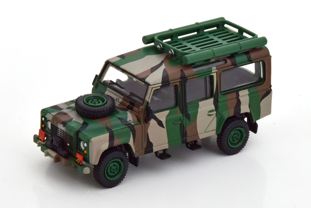 LAND ROVER DEFENDER 110 MALAYSIAN ARMY CAMOUFLAGE (ДЛИНА МОДЕЛИ 6-10 СМ)