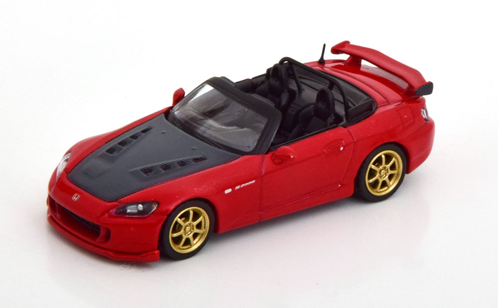 HONDA S2000 MUGEN CONVERTIBLE RED CARBON (ДЛИНА МОДЕЛИ 6-10 СМ)