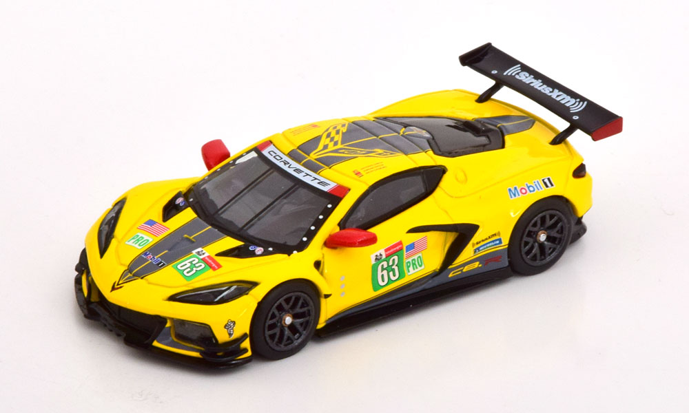 CHEVROLET CORVETTE C8.R NO 63 24H LE MANS 2021 (ДЛИНА МОДЕЛИ 6-10 СМ)