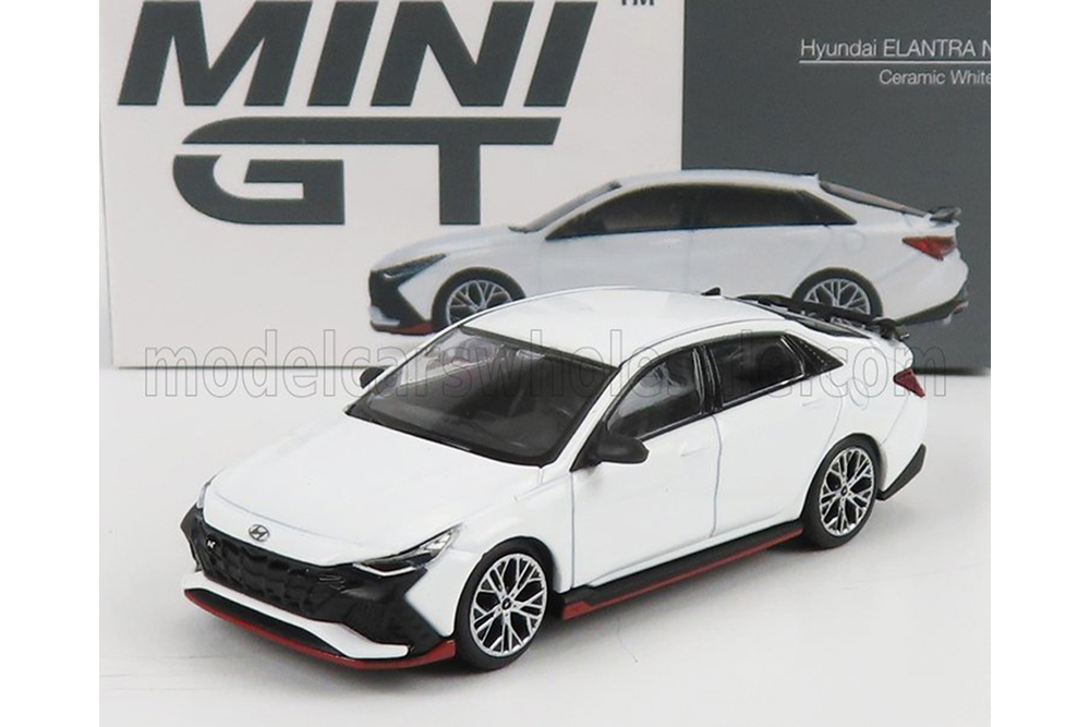 HYUNDAI ELANTRA N LHD (2021), WHITE (ДЛИНА МОДЕЛИ 6-10 СМ)
