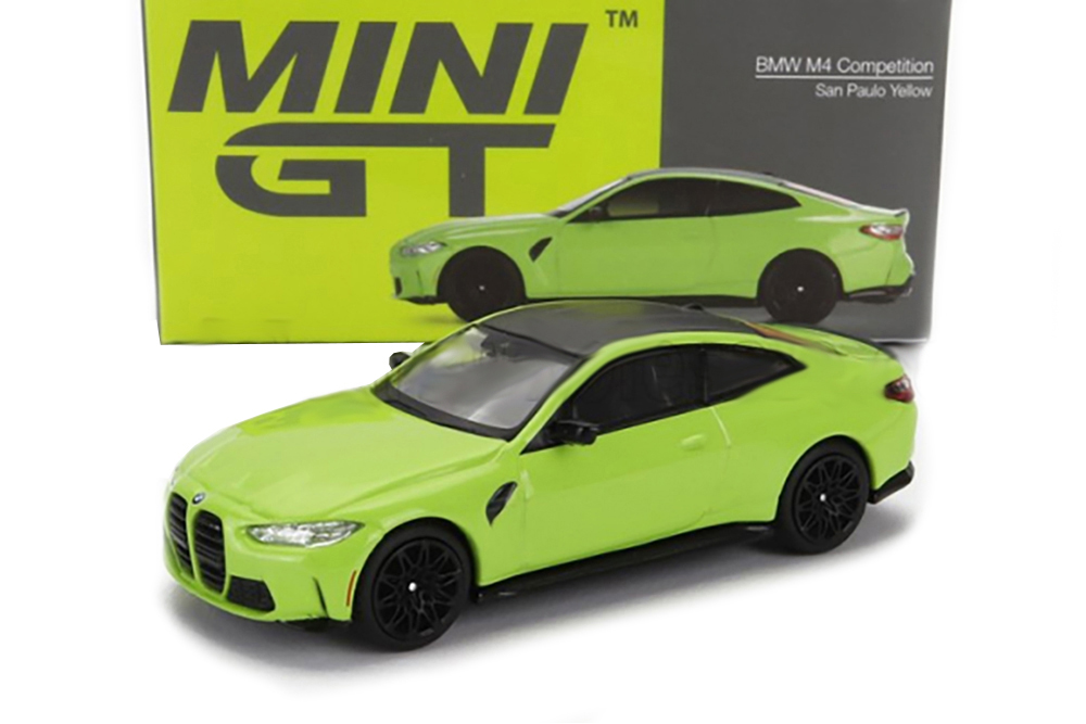 BMW 4-SERIES M4 (G82) RHD (2020), YELLOW BLACK (ДЛИНА МОДЕЛИ 6-10 СМ)