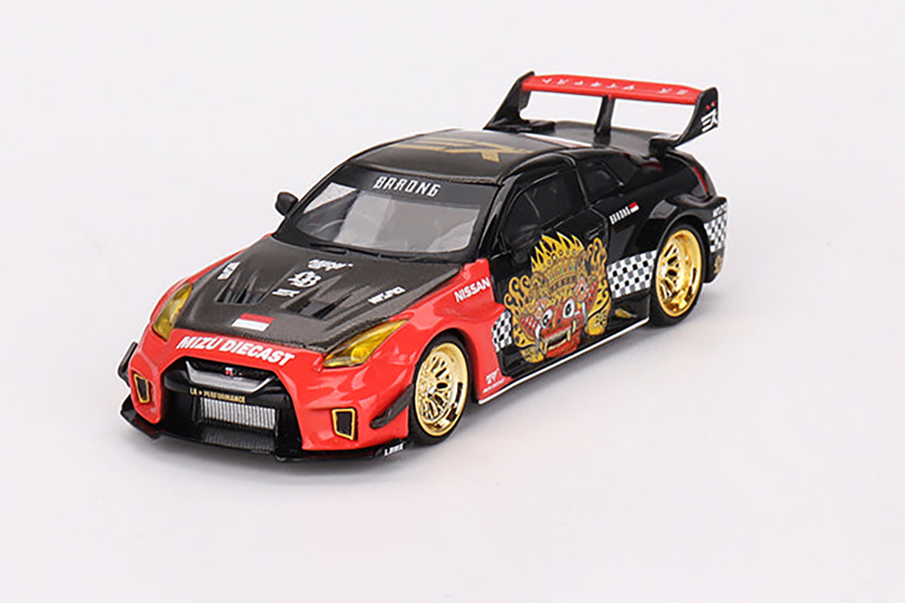 NISSAN 35GT-RR VER.1 BARONG LB-SILHOUETTE WORKS GT BLACK (ДЛИНА МОДЕЛИ 6-10 СМ)