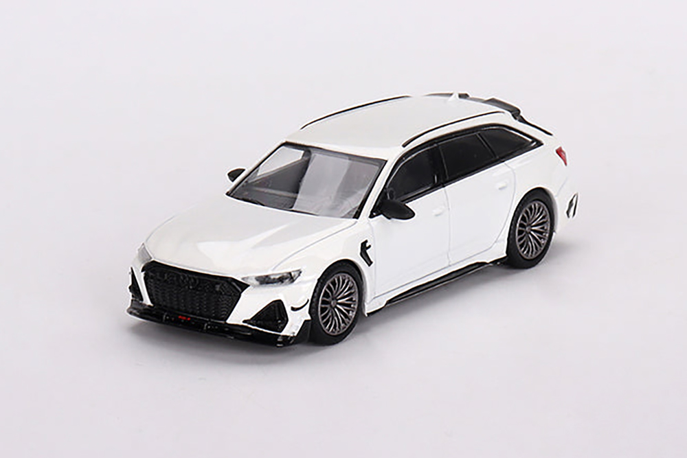 AUDI RS6-R ABT 2020 WHITE (ДЛИНА МОДЕЛИ 6-10 СМ)