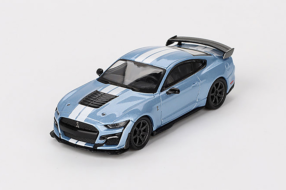 FORD MUSTANG SHELBY GT 500 HERITAGE EDITION 2022 BLUE (ДЛИНА МОДЕЛИ 6-10 СМ)