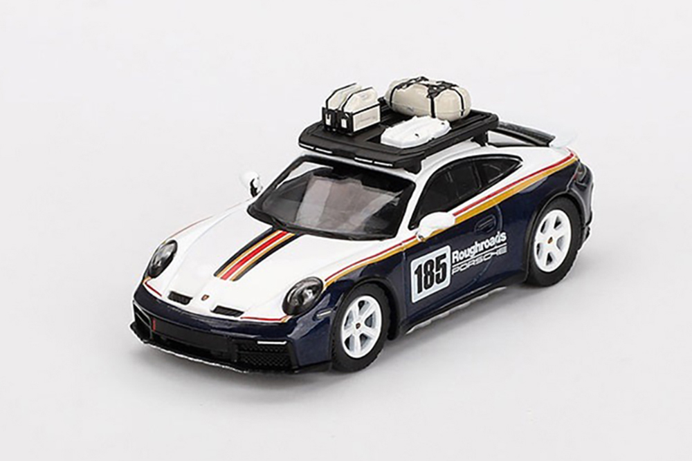 PORSCHE 911 (992) DAKAR RALLYE DESIGN PACKAGE 2023 БЕЛЫЙ С СИНИМ