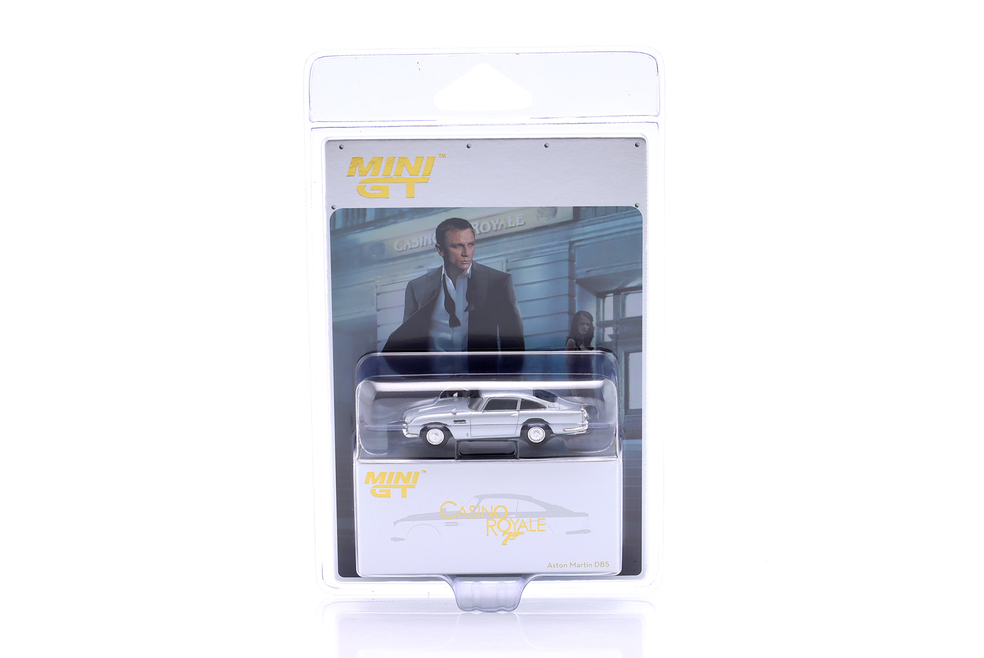 ASTON MARTIN DB5 JAMES BOND - CASINO ROYALE (2006) SILVER / АСТОН МАРТИН DB5 ДЖЕЙМС БОНД КАСИНО РОЙАЛЕ СЕРЕБРИСТЫЙ