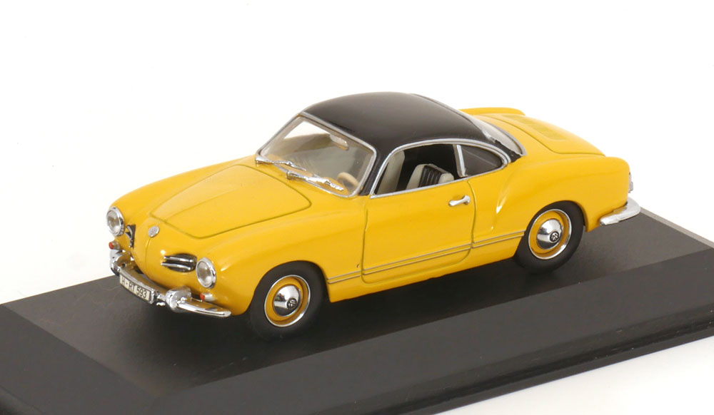 VW KARMANN GHIA COUPE 1955-1959 YELLOW BLACK
