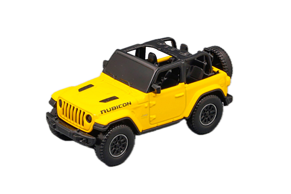 JEEP WRANGLER RUBICON OPEN (2012), YELLOW BLACK