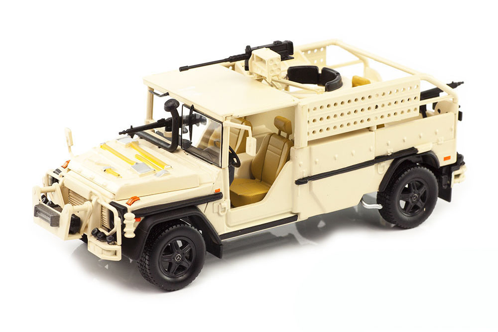 TANK ЛЕГКАЯ ПЕХОТНАЯ МАШИНА ДЛЯ СПЕЦИАЛЬНЫХ ОПЕРАЦИЙ AGF SERVAL 2006 НА БАЗЕ MERCEDES-BENZ G-KLASS (W461) БЕЖЕВЫЙ