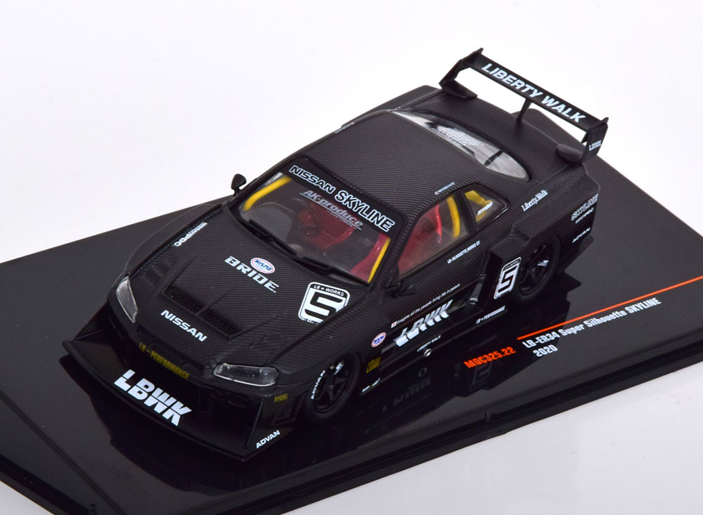 NISSAN LB WORKS ER34 SKYLINE NO 5 SUPER SILHOUETTE 2020 MATT-BLACK