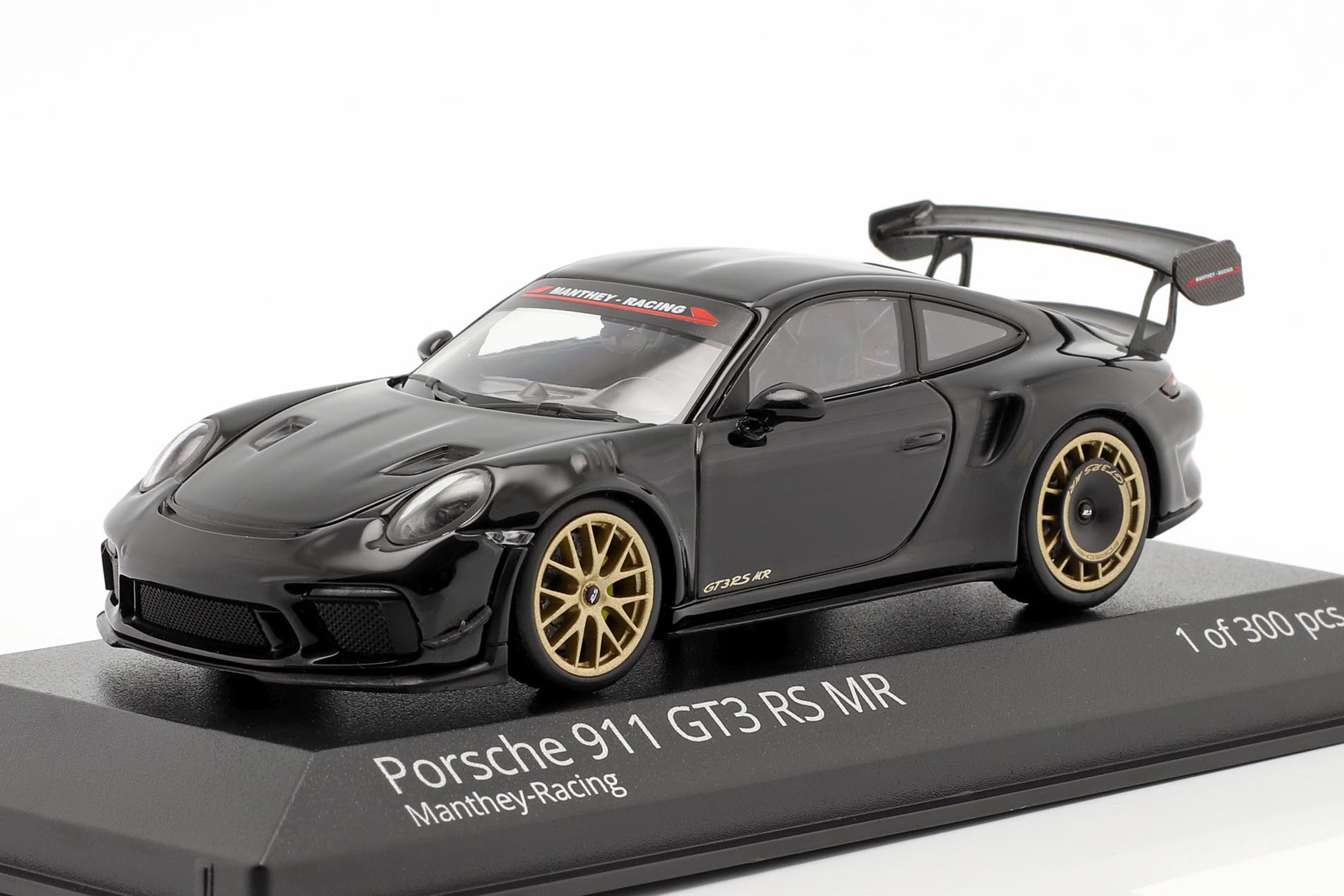 PORSCHE 911 (991 II) GT3 RS MR MANTHEY RACING BLACK / ПОРШЕ 911 991 2 ГТ3 RS МР MANTHEY ЧЕРНЫЙ ЧЕРНЫЙ С ДИСКИ