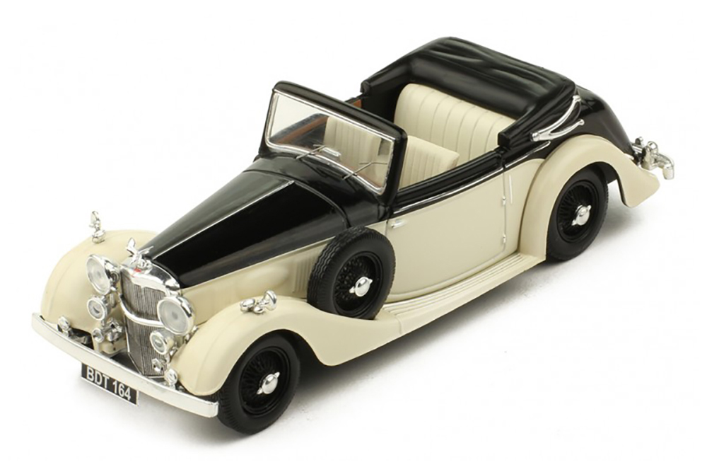 ALVIS 4.3 LITRE DROPHEAD CONVERTIBLE 1938 BLACK/LIGHT BEIGE