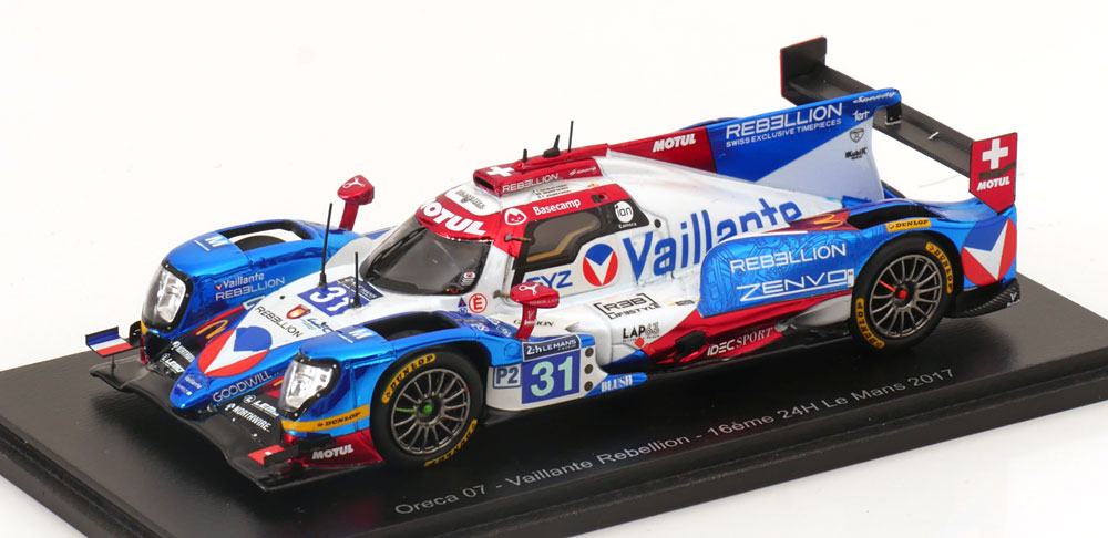 ORECA 07 VAILLANTE REBELLION NO 31 24H LE MANS 2017