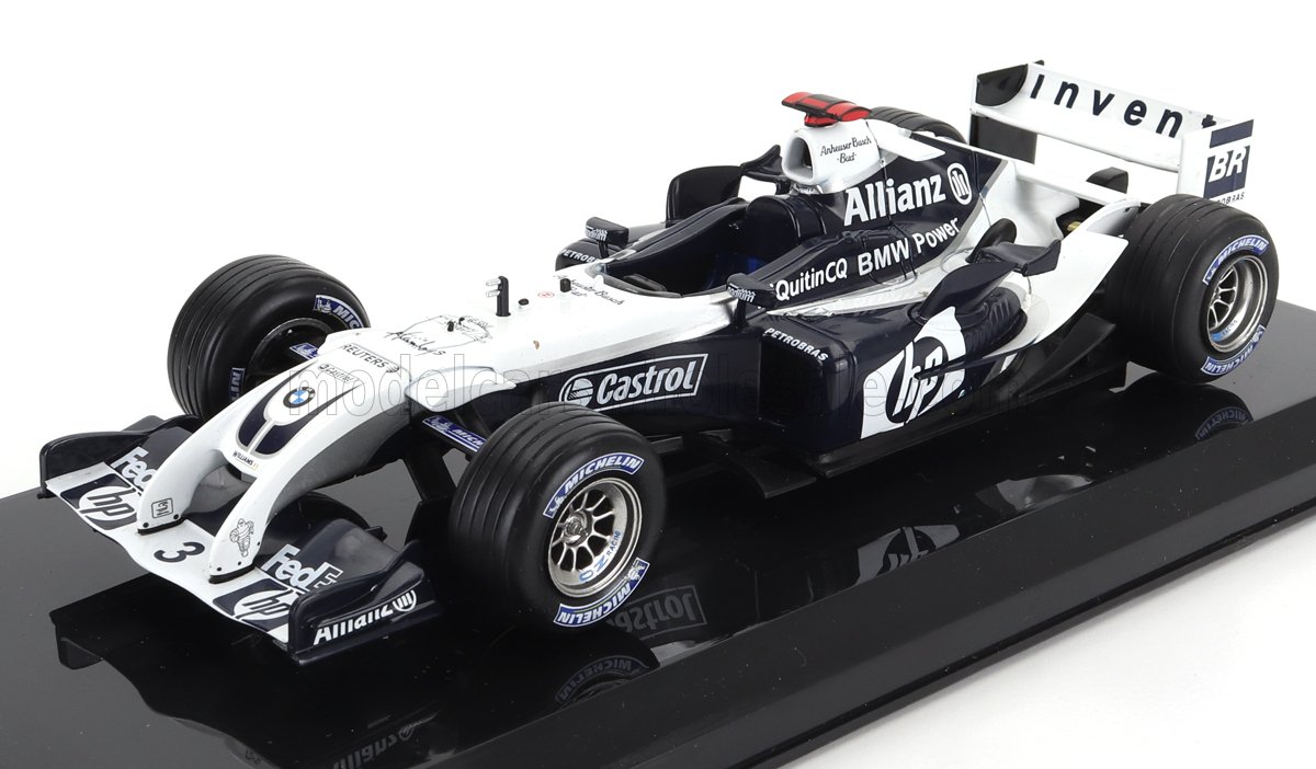 WILLIAMS F1 FW26 BMW #3 SEASON 2004 JUAN PABLO MONTOYA BLUE WHITE