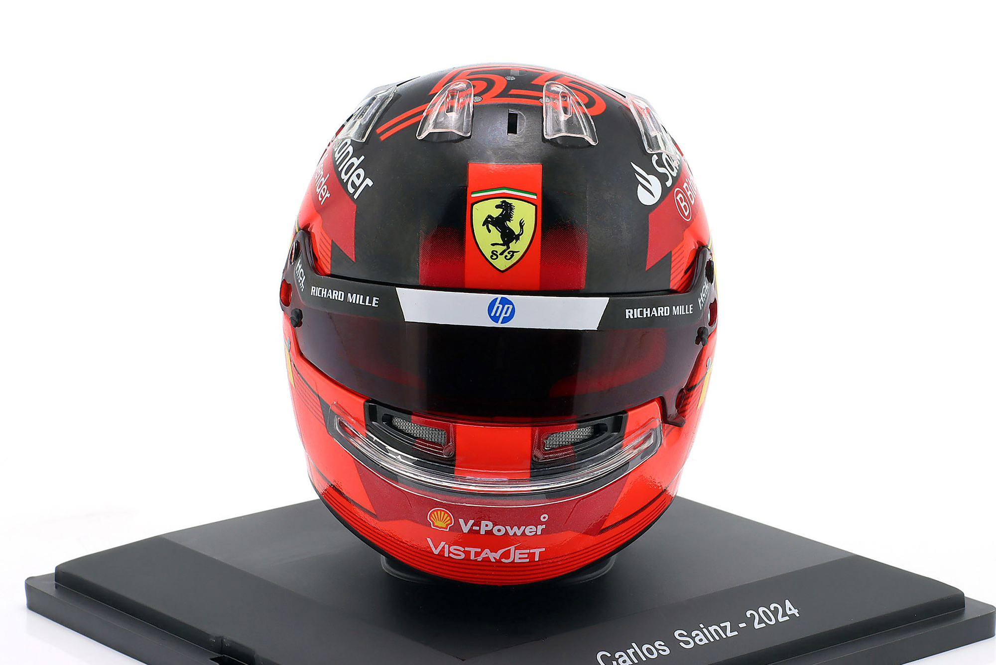 ШЛЕМ CARLOS SAINZ JR SCUDERIA FERRARI #55 FORMULA 1 2024 / КАРЛОС САЙНС СКУДЕРИЯ ФЕРРАРИ ФОРМУЛА-1
