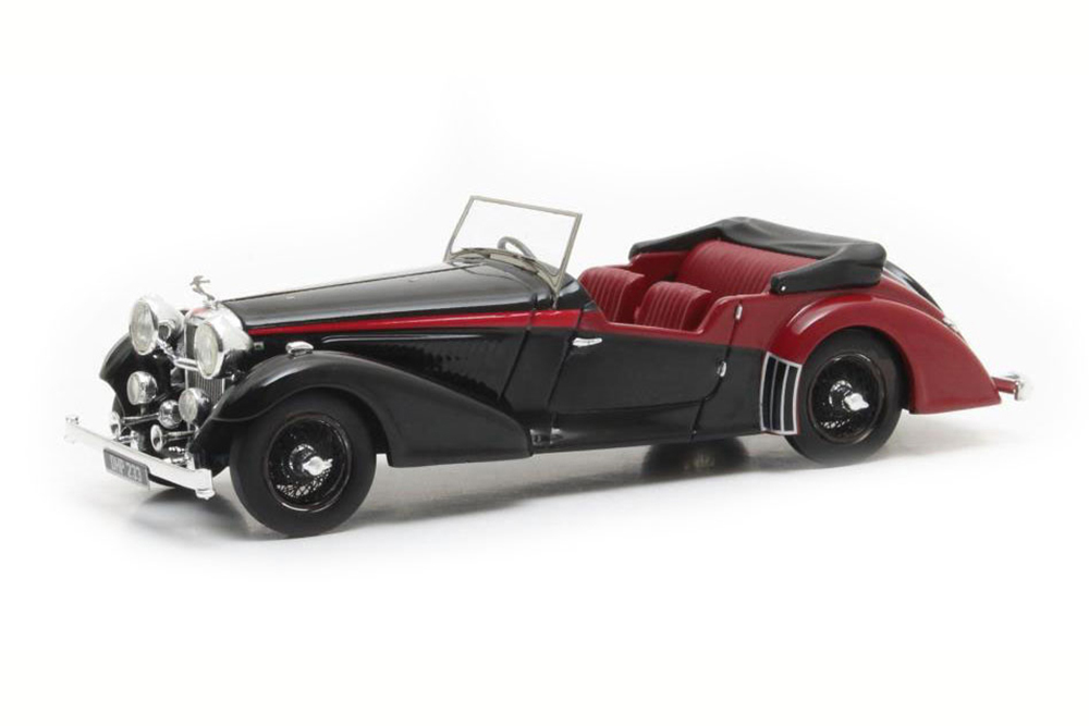 ALVIS 4.3 LITRE VANDEN PLAS TOURER CABRIOLET 1938 BLACK/RED