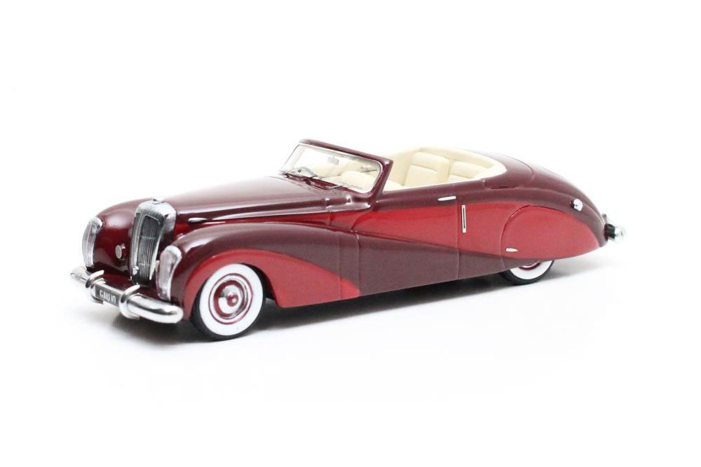 DAIMLER DE36 HOOPER "GREEN GODDESS" CABRIOLET 1953 TWO TONE RED / DAIMLER DE36 ХУПЕР "ЗЕЛЕНАЯ БОГИНЯ" КАБРИОЛЕТ 1953 ДВУХЦВЕТНЫЙ КРАСНЫЙ