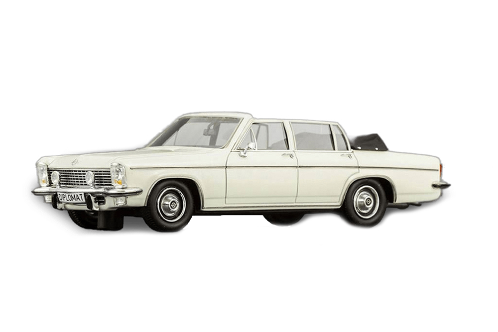 OPEL FISSORE DIPLOMAT CABRIO 1971 БЕЛЫЙ