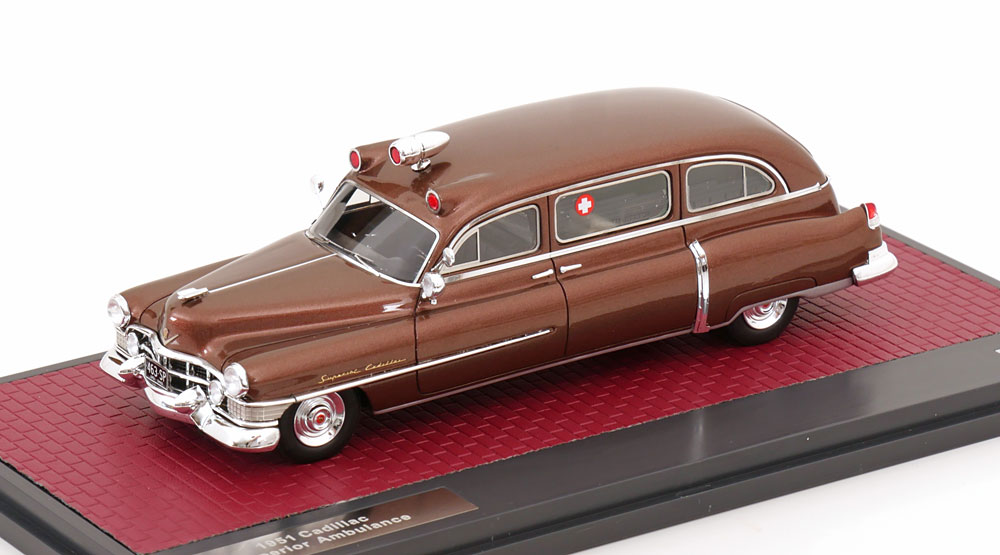 CADILLAC SUPERIOR AMBULANCE 1951 BROWN METALLIC
