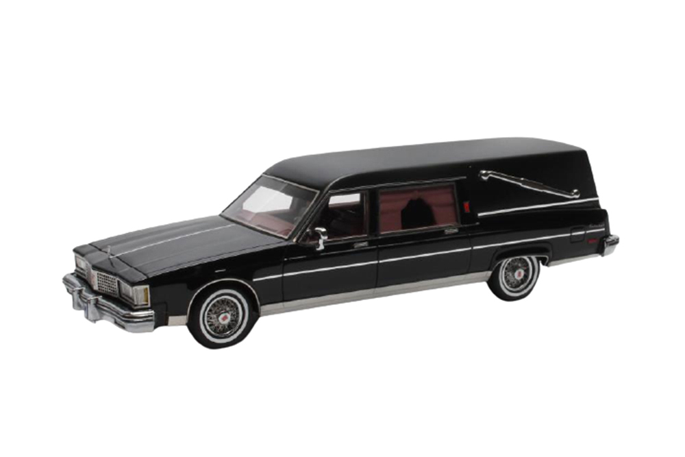 OLDSMOBILE 98 EUREKA REGENT LANDAULET HEARSE (КАТАФАЛК) 1983 BLACK