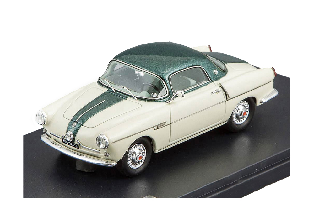 FIAT 600 VIOTTI COUPE 1959 БЕЛЫЙ/ЗЕЛЕНЫЙ
