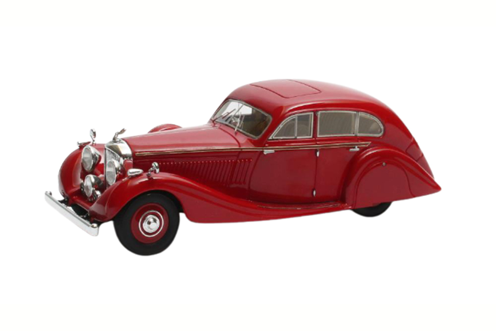 BENTLEY 4,5 LITRE GURNEY-NUTTING AIRFLOW SALOON #B118HK 1936 RED