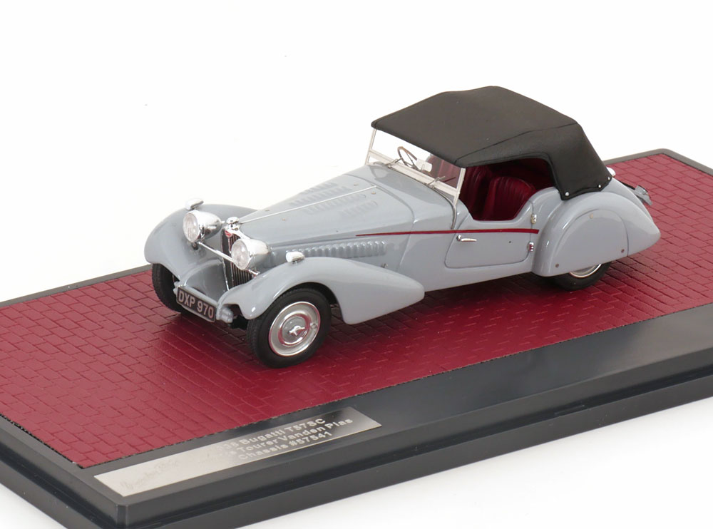 BUGATTI T57SC SPORTS TOURER VANDEN PLAS 1938 GREY