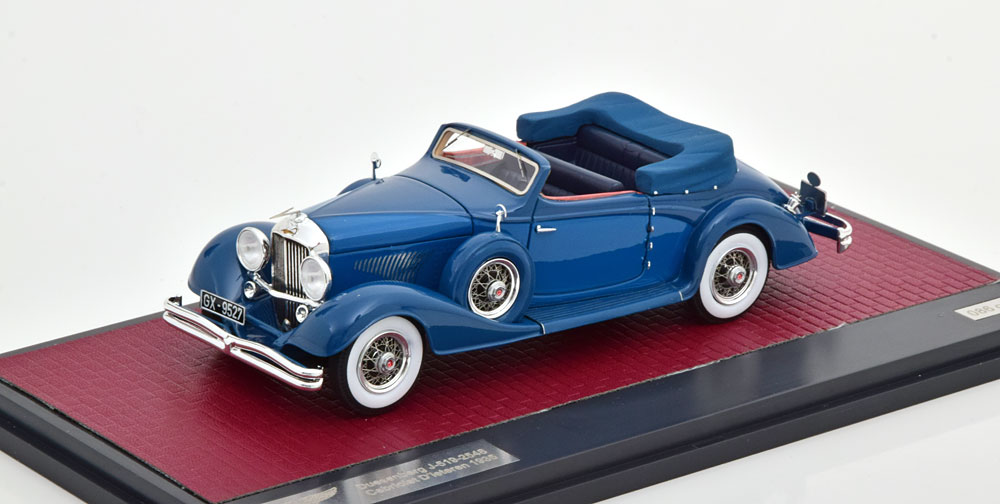 DUESENBERG J-519 2548 CABRIOLET D'IETEREN (OPEN) 1935 BLUE
