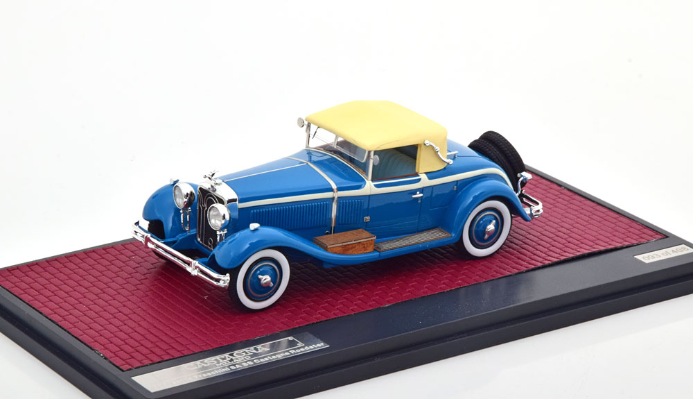 ISOTTA FRASCHINI 8A SS CASTAGNA ROADSTER (CLOSED) 1930 BLUE