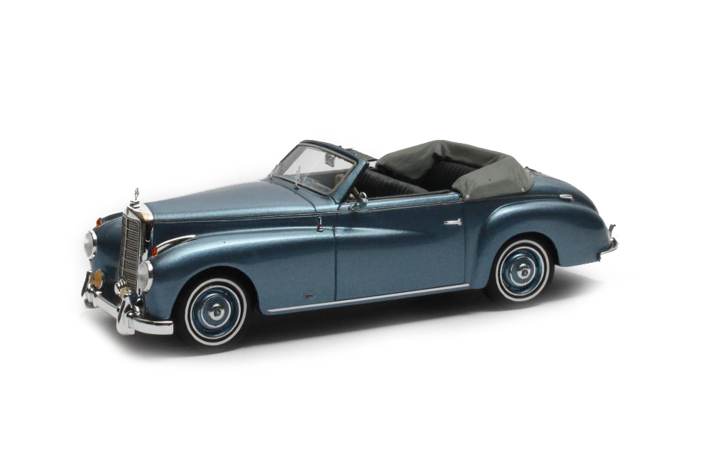 MERCEDES W187 220A CABRIOLET WENDLER (OPEN) 1952 METALLIC BLUE