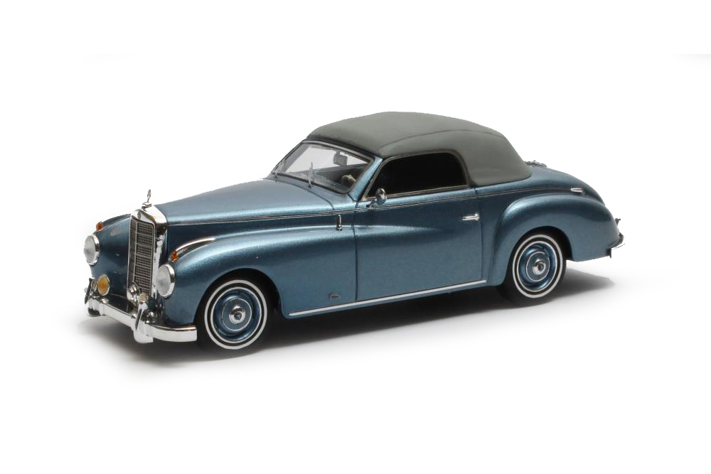 MERCEDES W187 220A CABRIOLET WENDLER (CLOSED) 1952 METALLIC BLUE