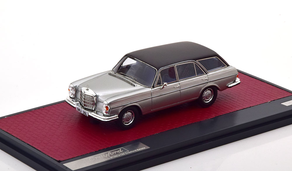 MERCEDES W108 CRAYFORD ESTATE 1970 SILVER FLATBLACK