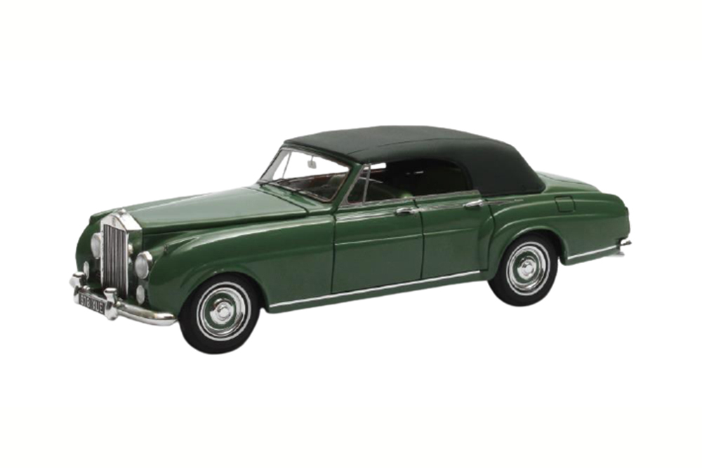 ROLLS-ROYCE SILVER CLOUD H.J. MULLINER CABRIOLET 4-DOORS #LLCB15 (CLOSED) 1962 GREEN